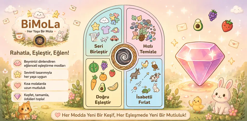 BiMoLa — Her Yaşa Bir Mola · 4 Mini Oyun